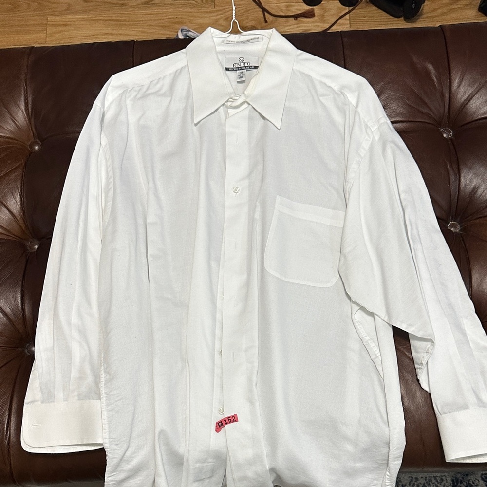 Elegant White Dress Shirt for Men